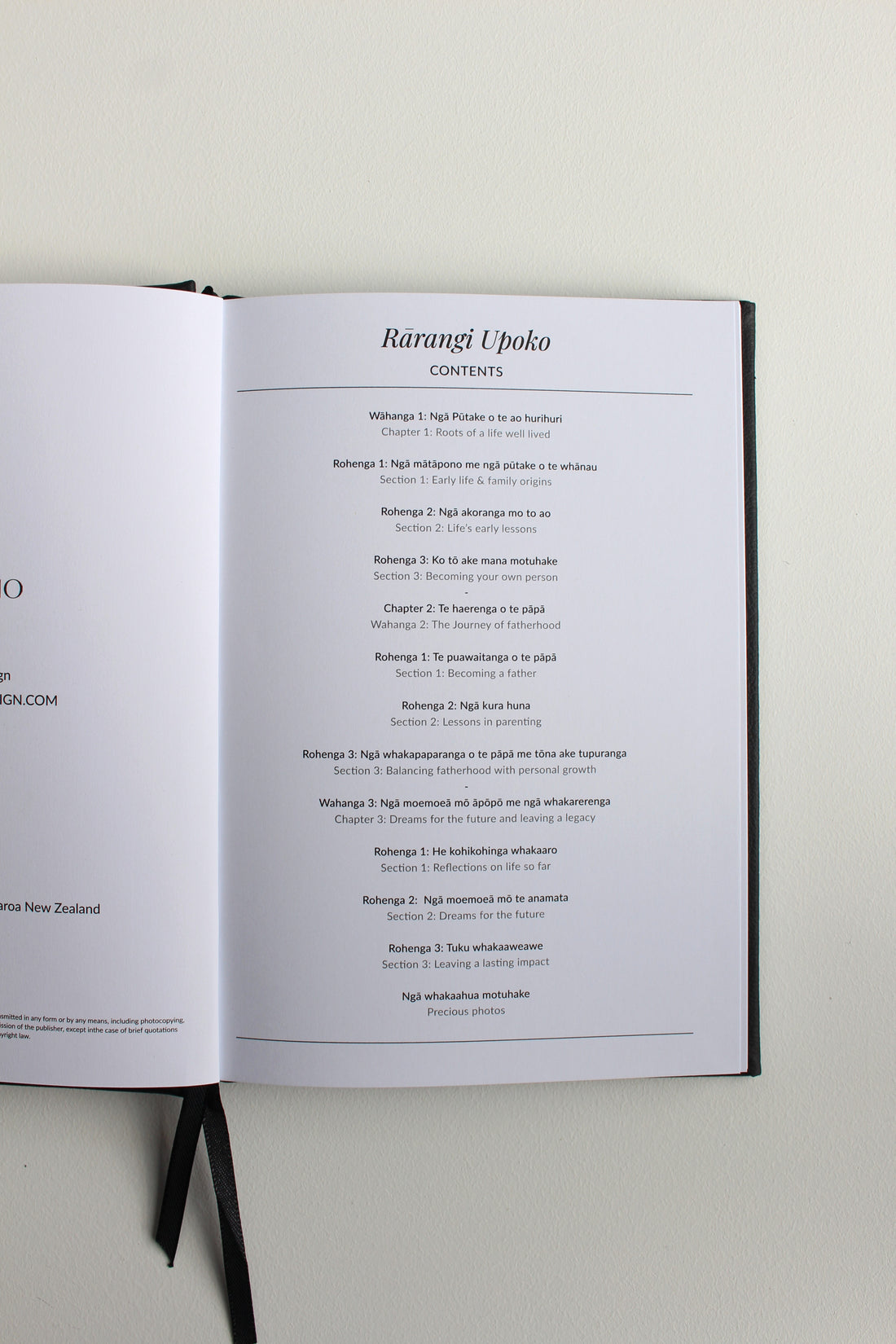Te ao o Pāpā - Fathers life book
