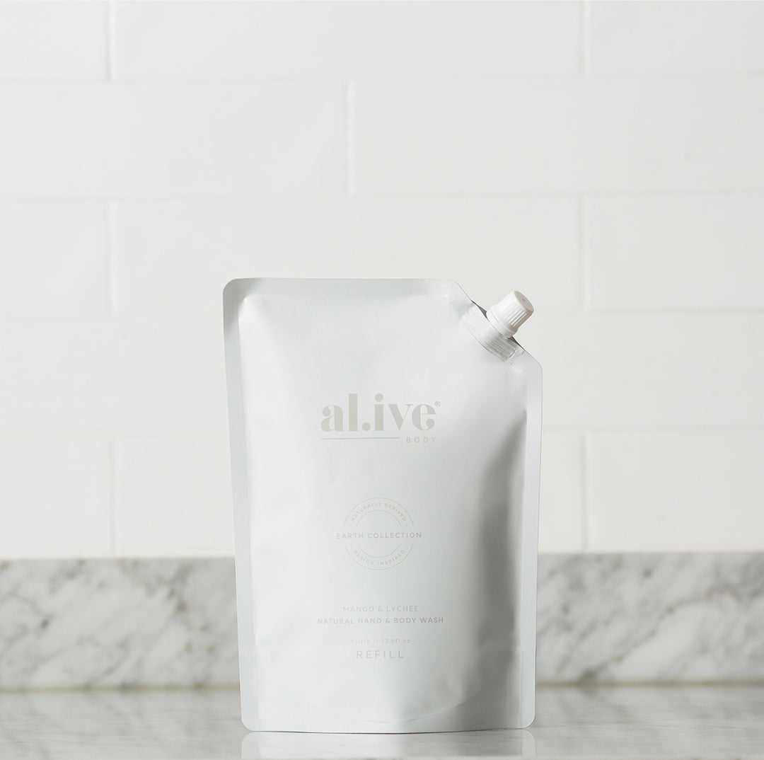 REFILL - Hand and Body Wash - Al.ive - Mango and Lychee