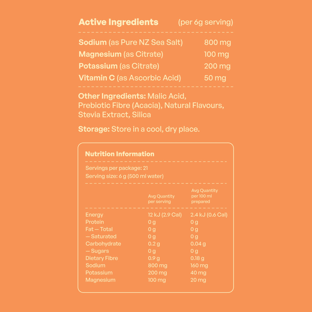 Daeli Hydration Sugar-Free Electrolytes Sachets (Salted Mango)