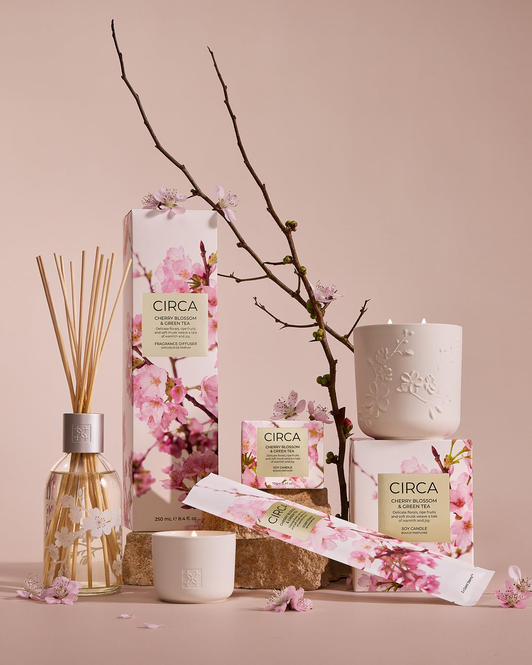 Candle - 300g - Cherry Blossom & Green Tea