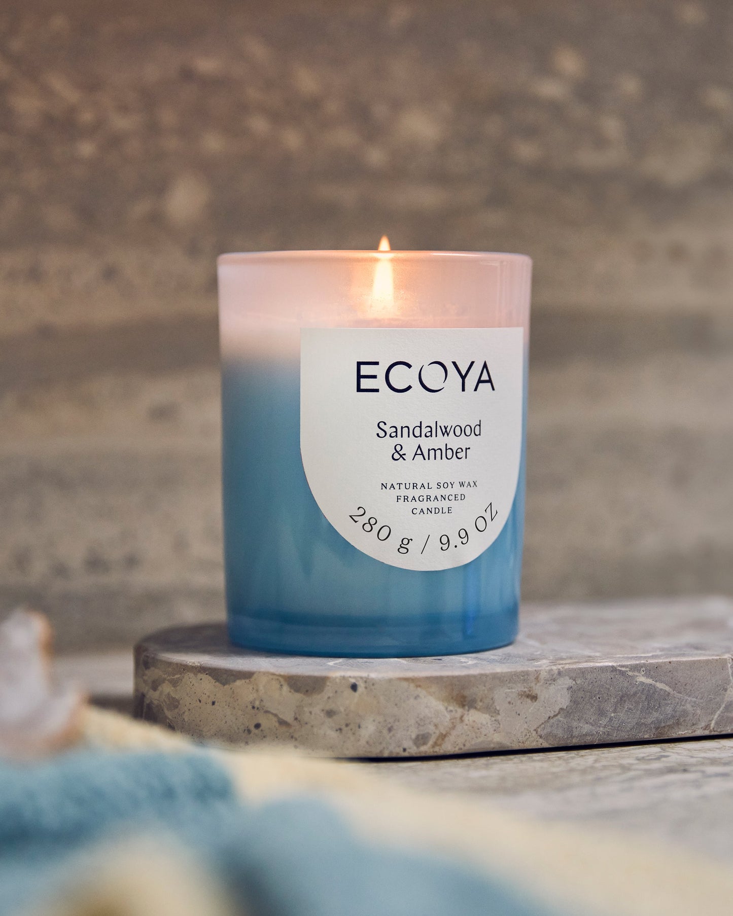 Metro Candle - Ecoya - Sandalwood & Amber