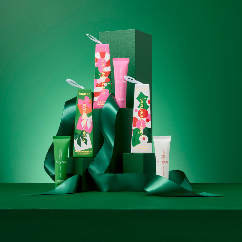 Hanging Hand Cream 35ml (Green) – Bergamot & Cedarleaf - Huxter