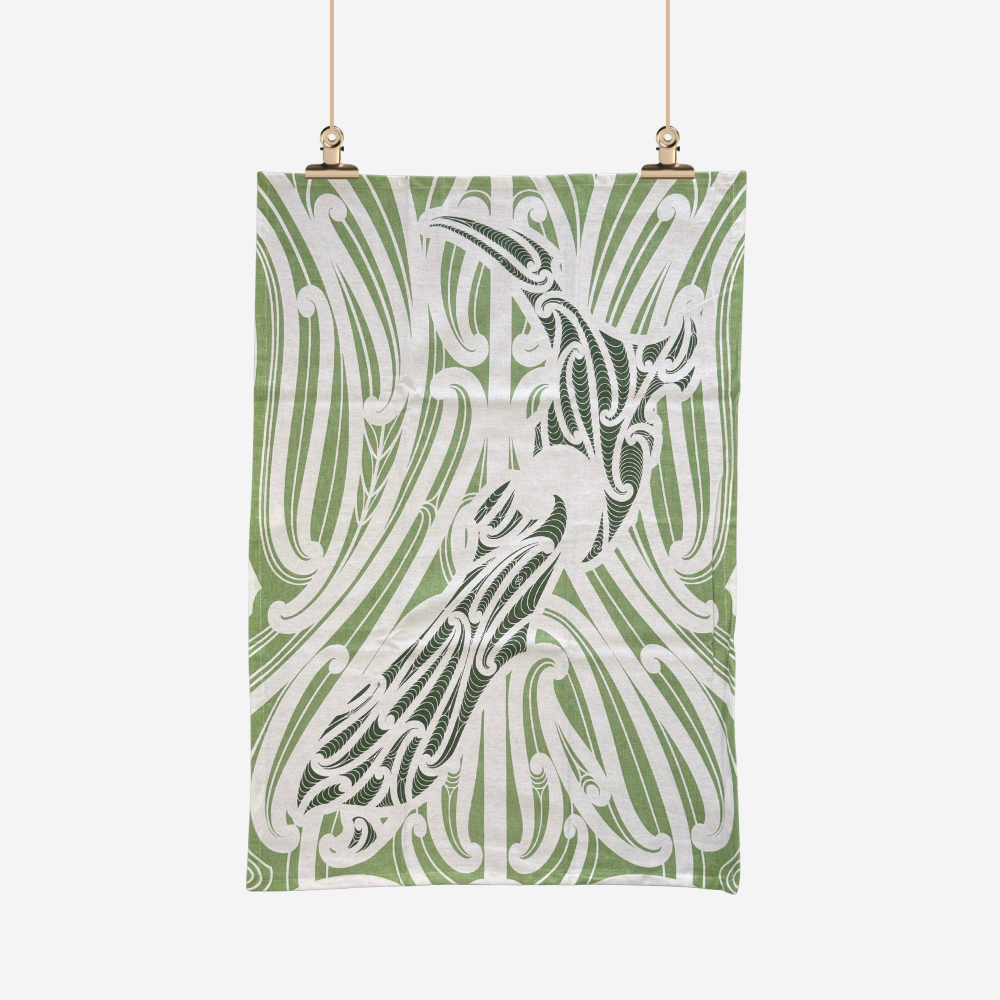 Tea Towel - Aotearoa- Green