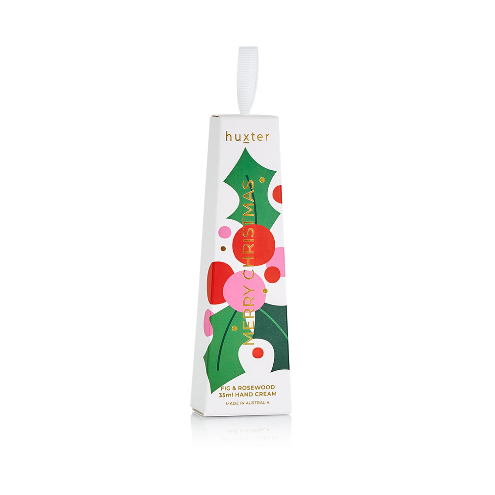 Hanging Hand Cream 35ml – Fig & Rosewood - Huxter
