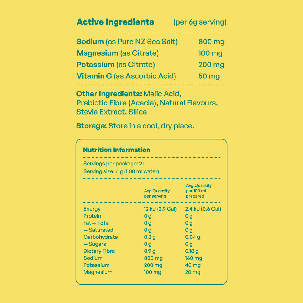 Daeli Hydration Sugar-Free Electrolytes Sachets (Salted Pineapple)