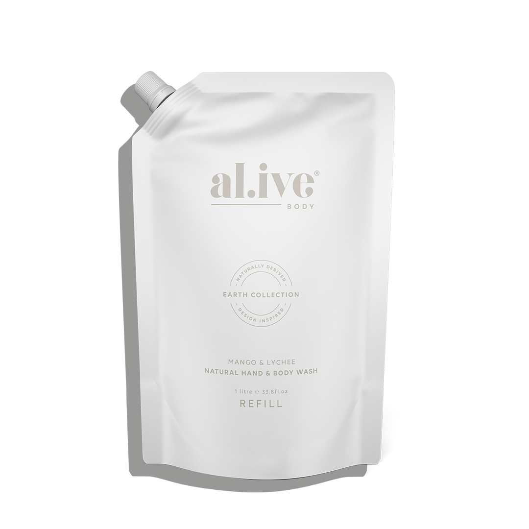 REFILL - Hand and Body Wash - Al.ive - Mango and Lychee