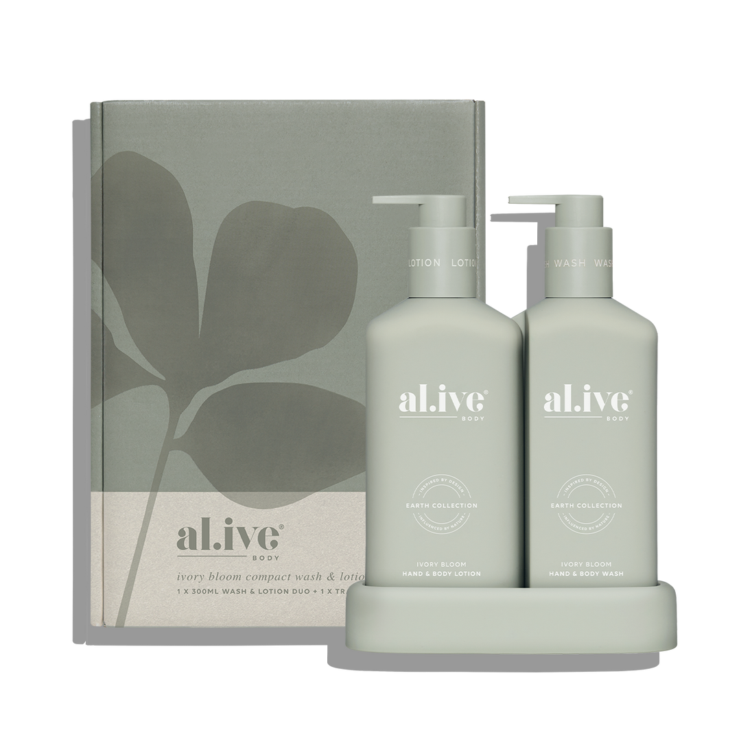 Compact Bathroom Duo - Al.ive - Ivory Bloom