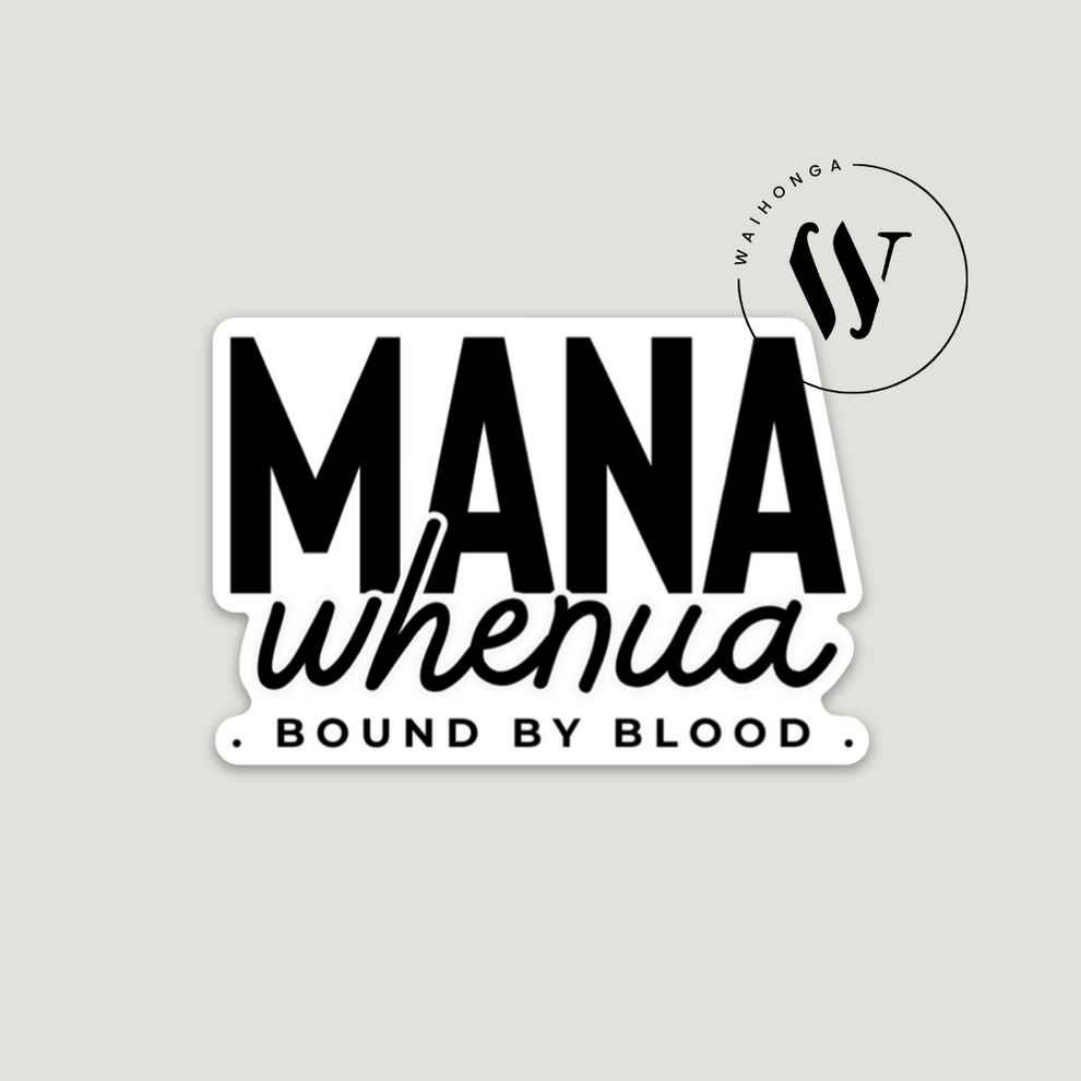 Tangata Whenua Sticker Set of 3 - Waihonga