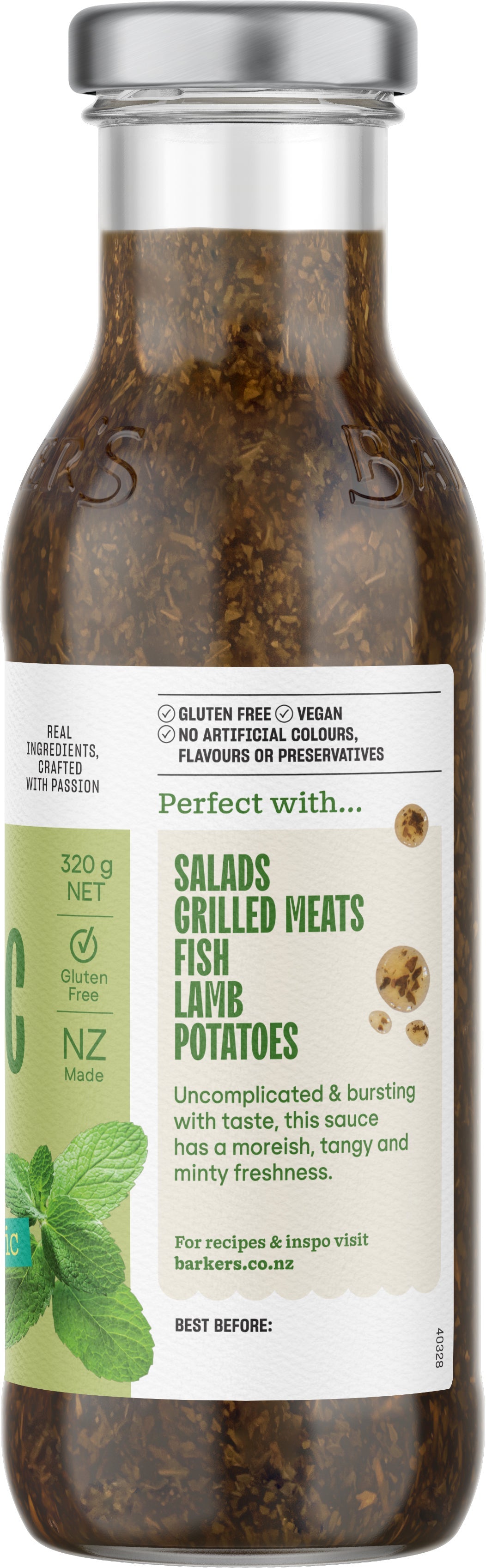 Balsamic Mint Sauce - Barkers - 325g