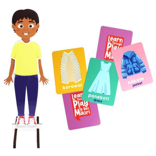 Kākahuria Dress Up Doll - Clothing in Te Reo