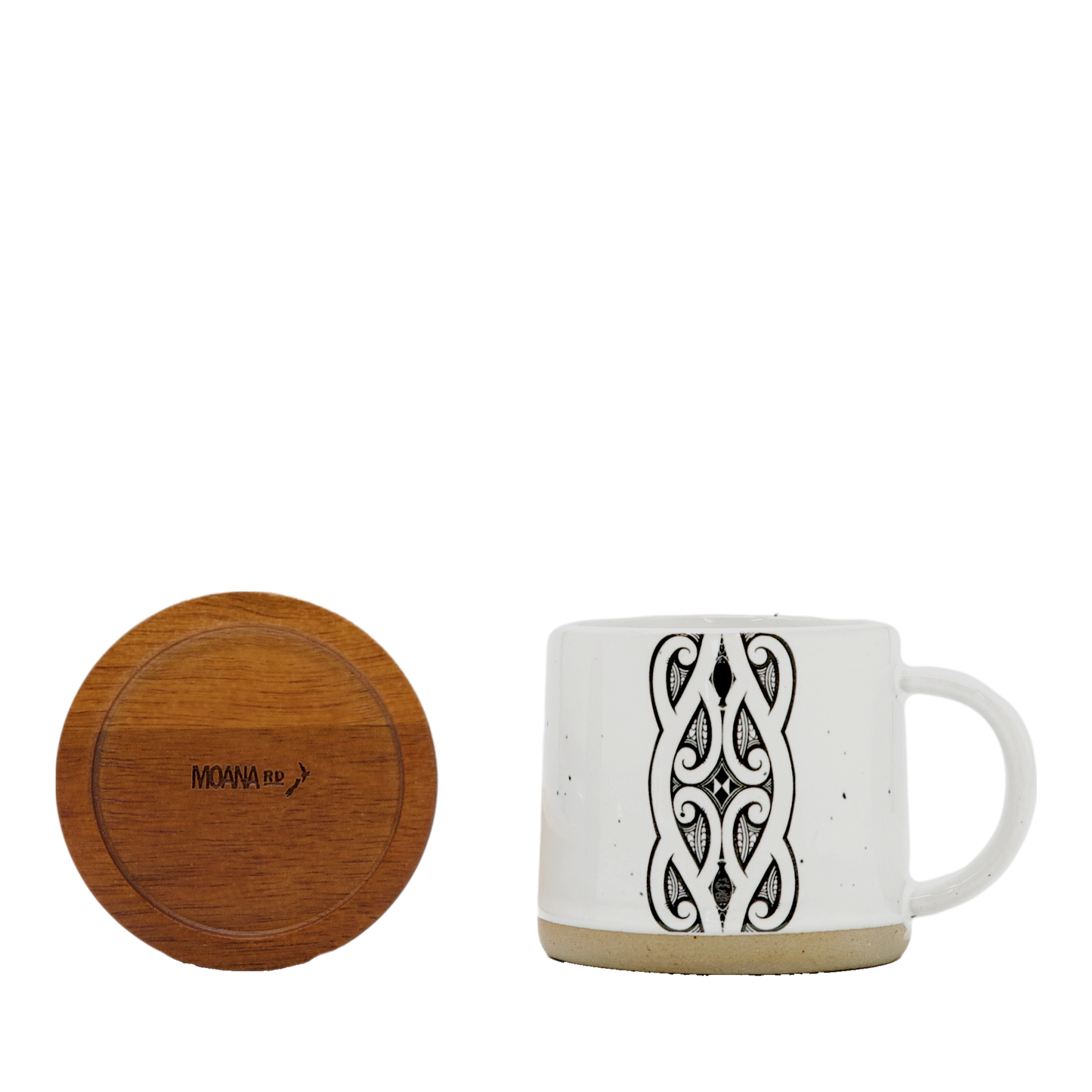 Mug - Espresso (Mini) - Glazed Ceramic - Miriama Grace-Smith - White