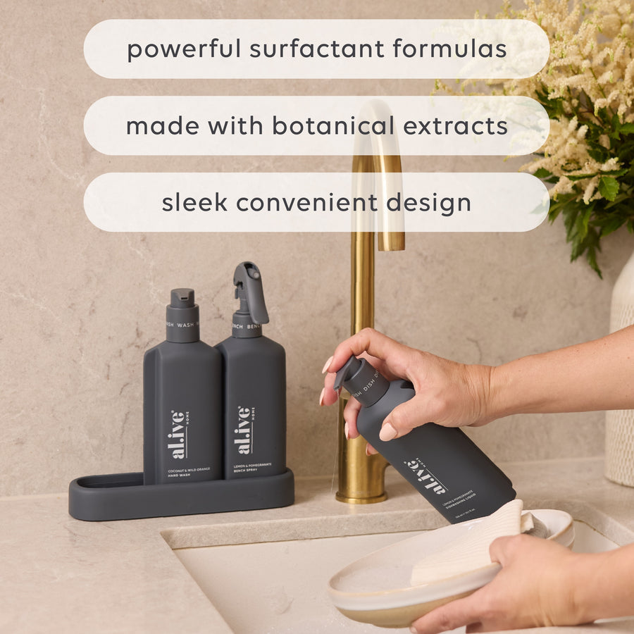 Kitchen Trio (Midnight Blue) - Al.ive - Lemon & Pomegranate + Coconut & Wild Orange