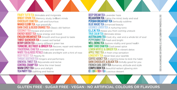 Tea Tonic - Teabag Box - 33 Teabags - Assorted Flavours