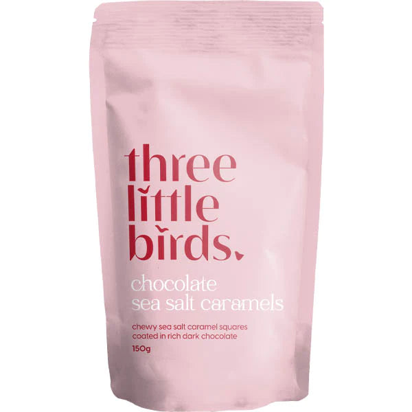 Chocolate - Sea Salt Caramels - Three Little Birds