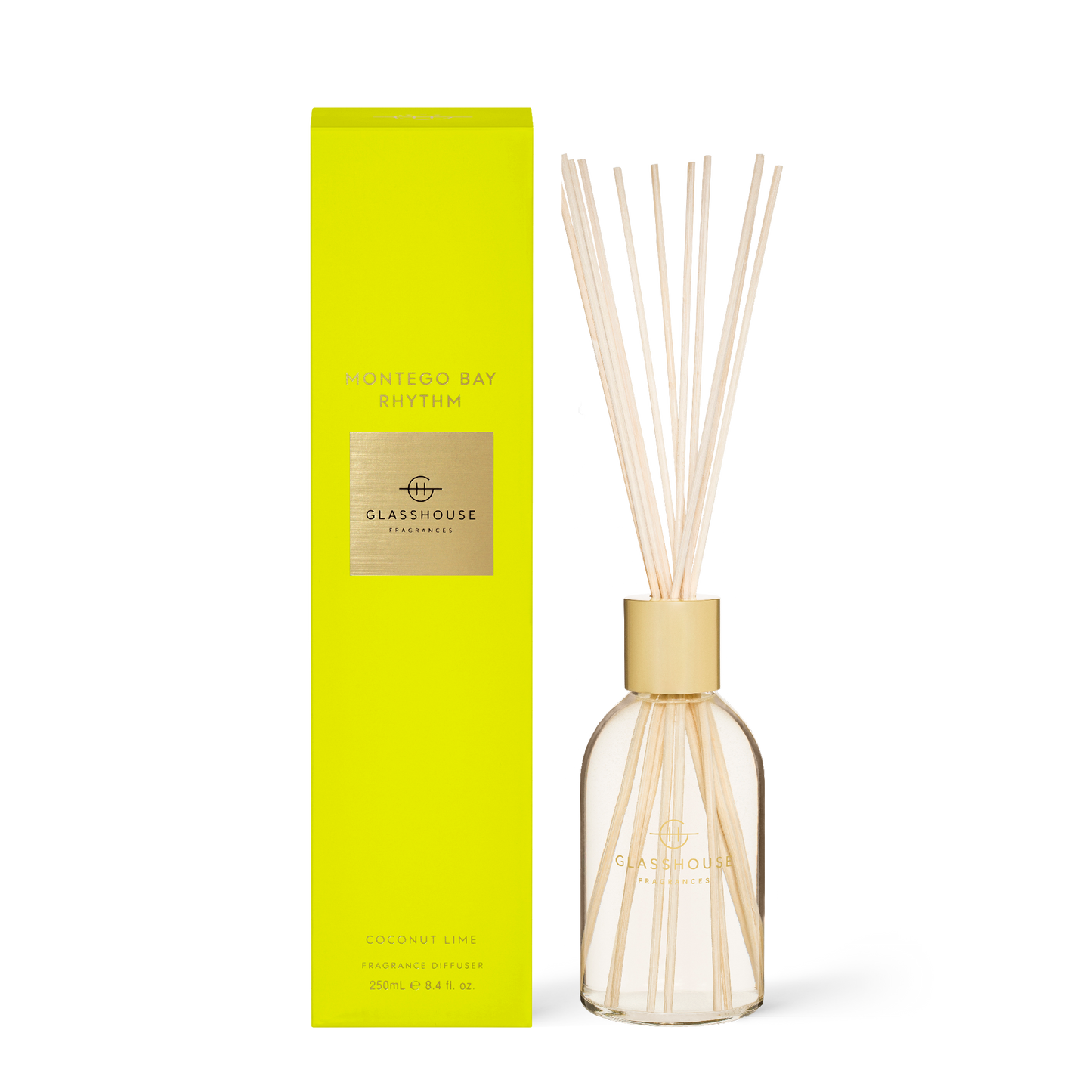 Reed Diffuser - Montego Bay Rythm (Coconut & Lime) - Glasshouse