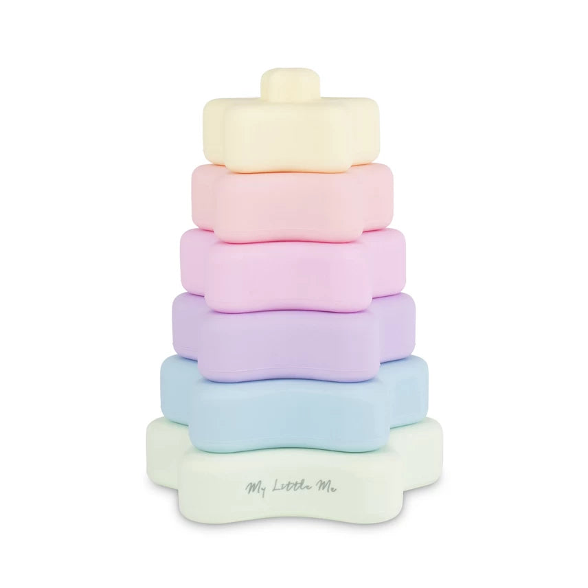 Silicone Stacking Star - Pastels