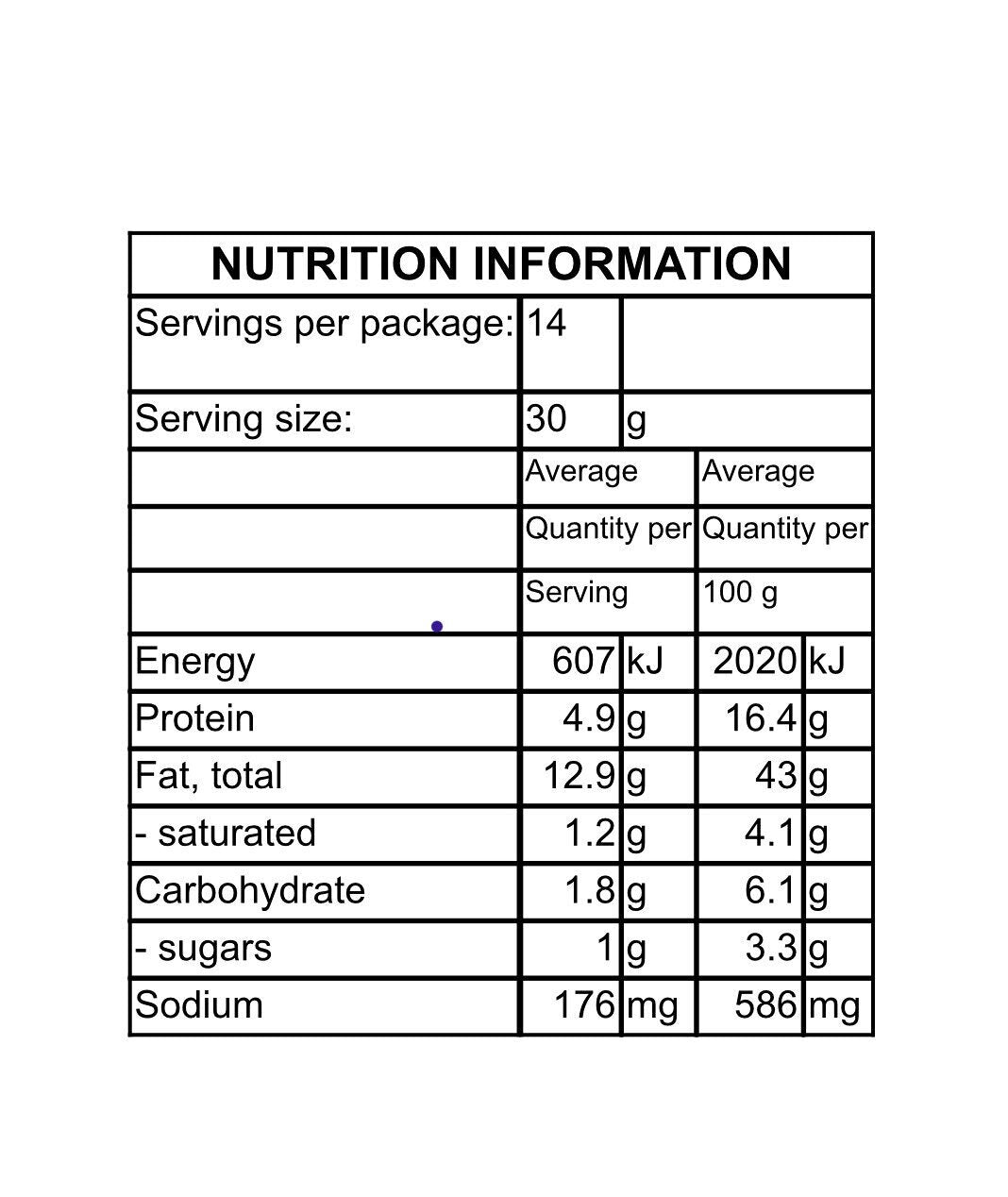 Bread Mix - Pumpkin & Cashew Nut Flour