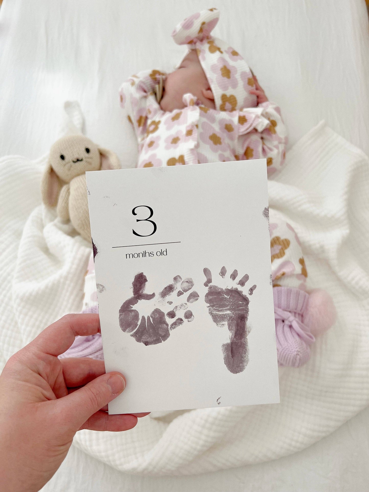 Inkless Milestone Cards