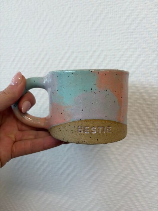 Pottery Mug - #2060 - Bestie