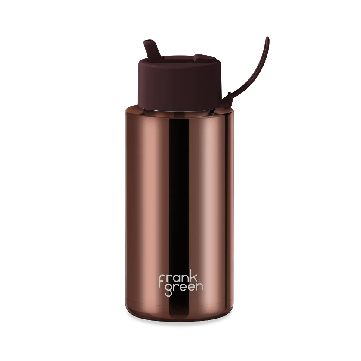 Reusable Bottle - Frank Green - 1L / 34oz - Chocolate Chrome