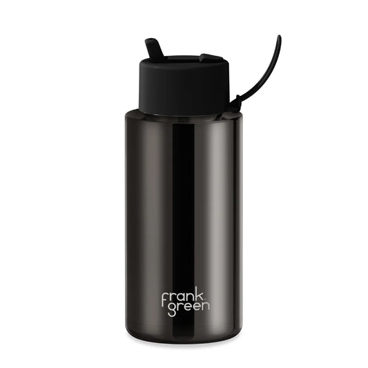 Reusable Bottle - Frank Green - 1L / 34oz - Shadow Chrome
