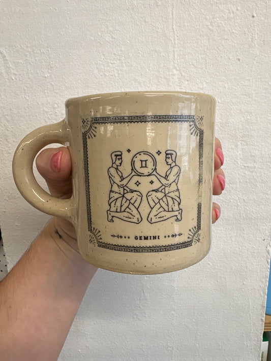 Mug -  Pottery #1757 - Gemini