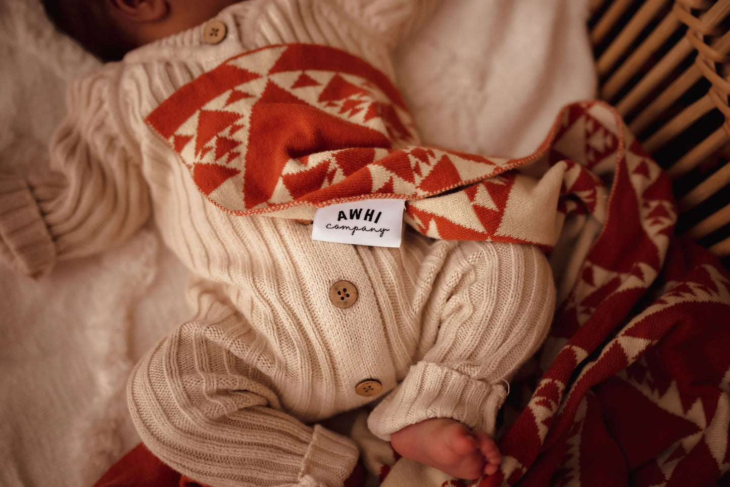 Pēpi Blanket - Knitted - Hononga - Awhi Company