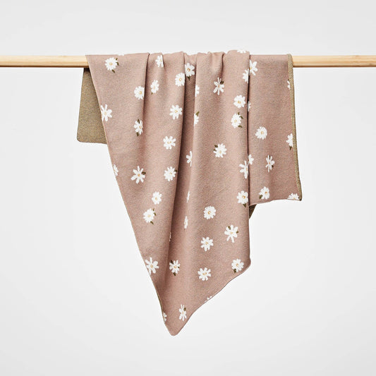 Daisy Blanket in Mushroom