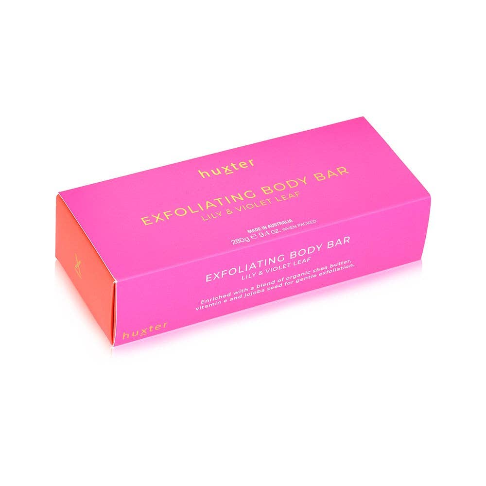 Exfoliating Body Bar 280gm | Lily & Violet Leaf