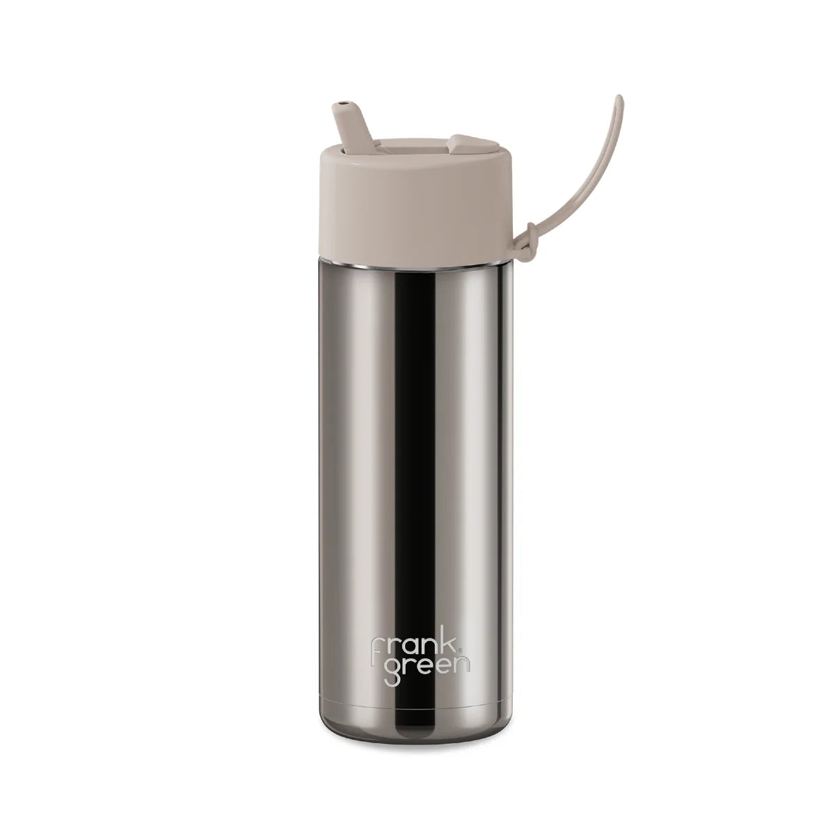 Reusable Bottle - Frank Green - 595ml / 20oz - Chrome Moondust