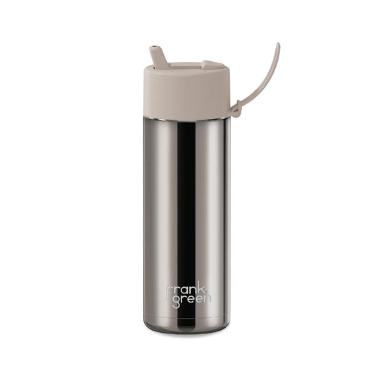 Reusable Bottle - Frank Green - 595ml / 20oz - Chrome Moondust