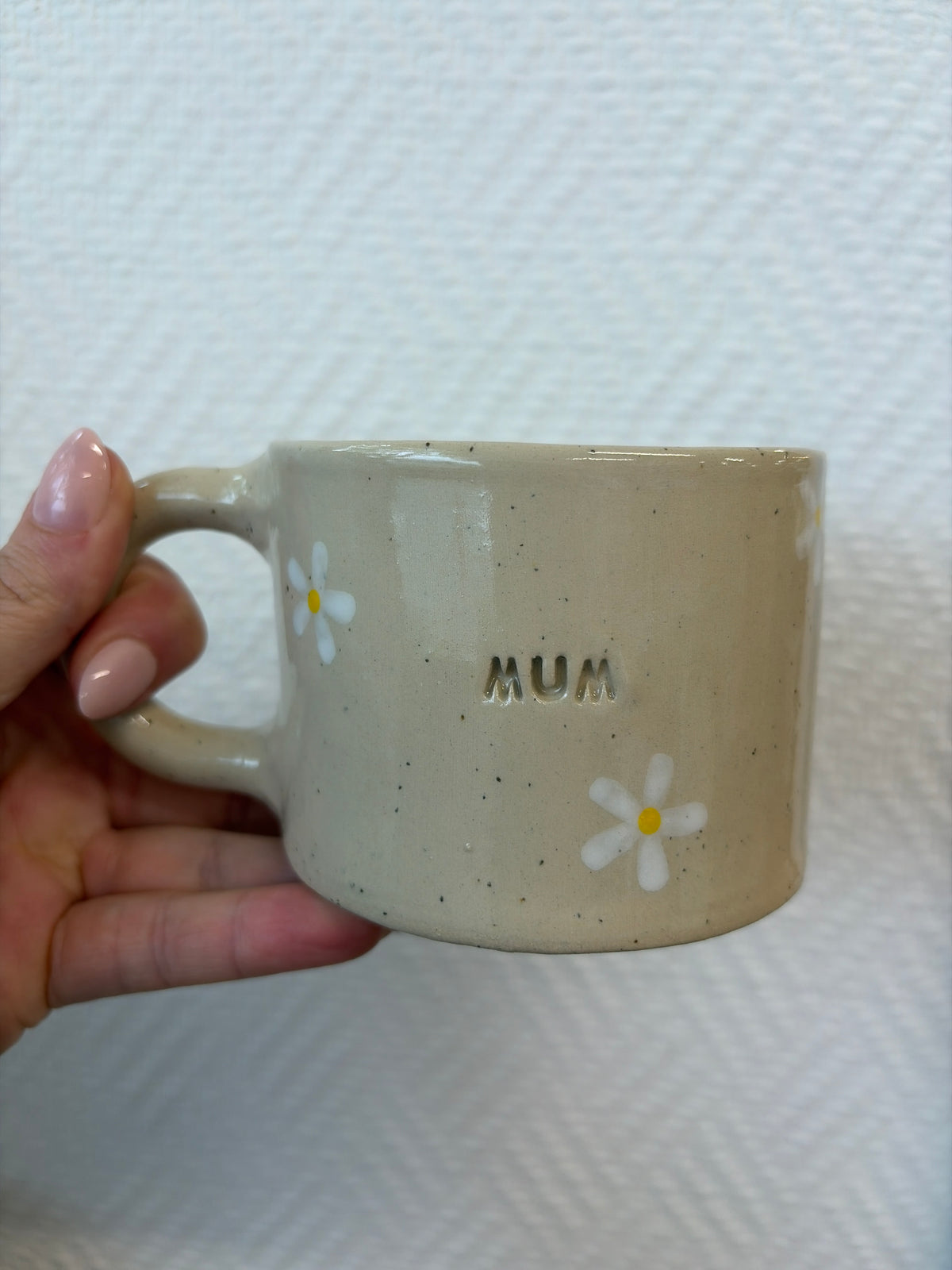 Pottery Mug - Flowers #2025 - Mum