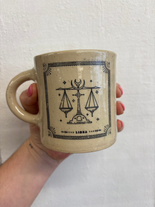 Mug -  Pottery #1762 - Libra