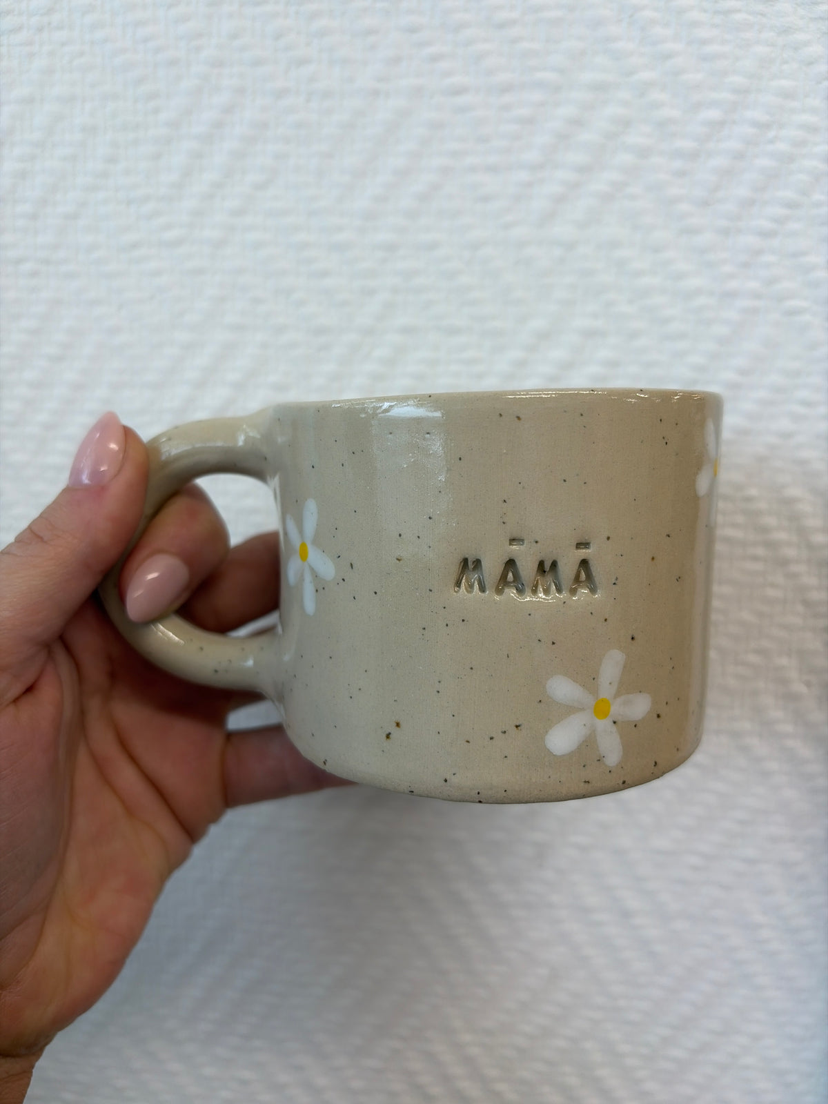 Pottery Mug - Flowers #2046 - Māmā