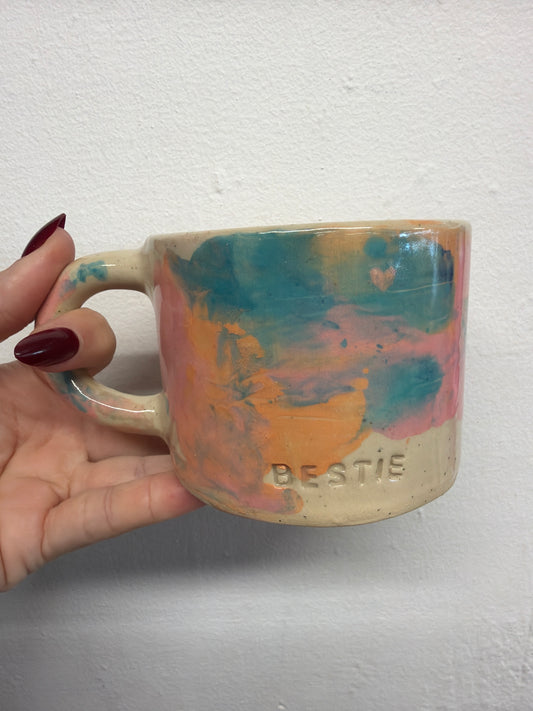 Mug -  Pottery #1873 - Bestie