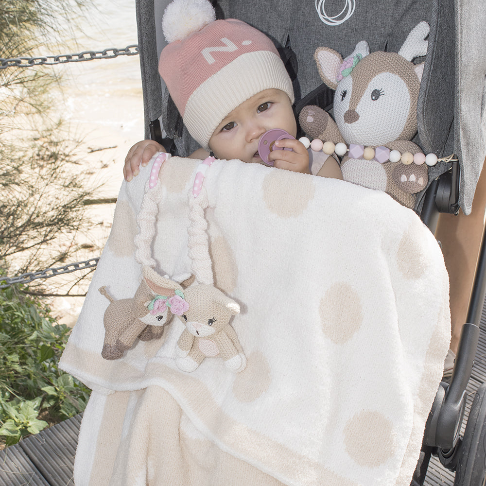 Stroller Toys - Fawn & Bunny - 2 Pack