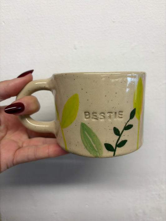 Mug -  Pottery #1964 - Bestie