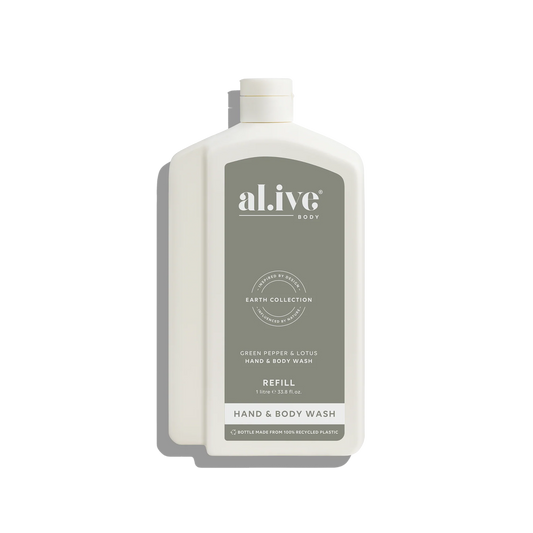 REFILL - Hand and Body Wash - Al.ive - Green Pepper & Lotus