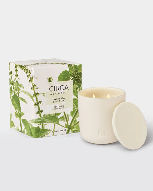 Candle - White Tea & Wild Mint - Circa 300g