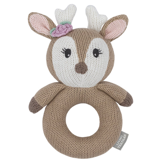 Rattle - Knitted - Fawn