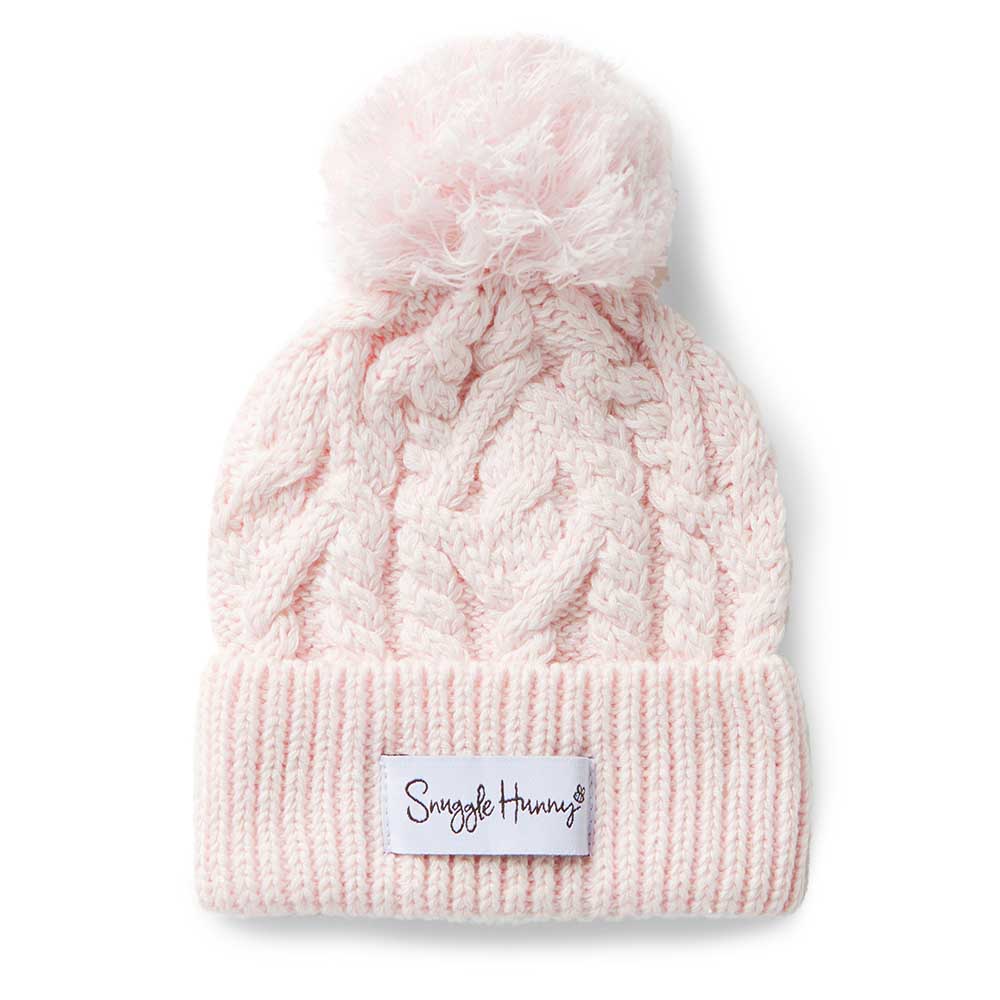 Knit Beanie - Snuggle Hunny - Blush