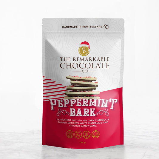Remarkable Chocolate Bark Peppermint 125g