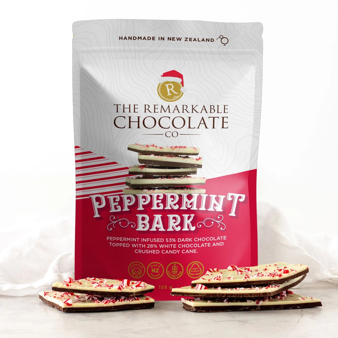 Remarkable Chocolate Bark Peppermint 125g