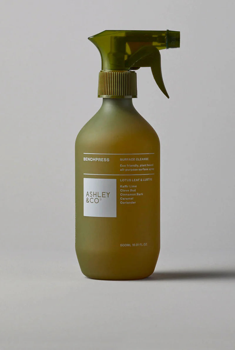 Benchpress - Counter & All Rounder Spray - Ashley and Co - Lotus Leaf & Lustre 500ml