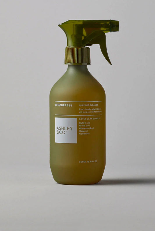 Benchpress - Counter & All Rounder Spray - Ashley and Co - Lotus Leaf & Lustre 500ml