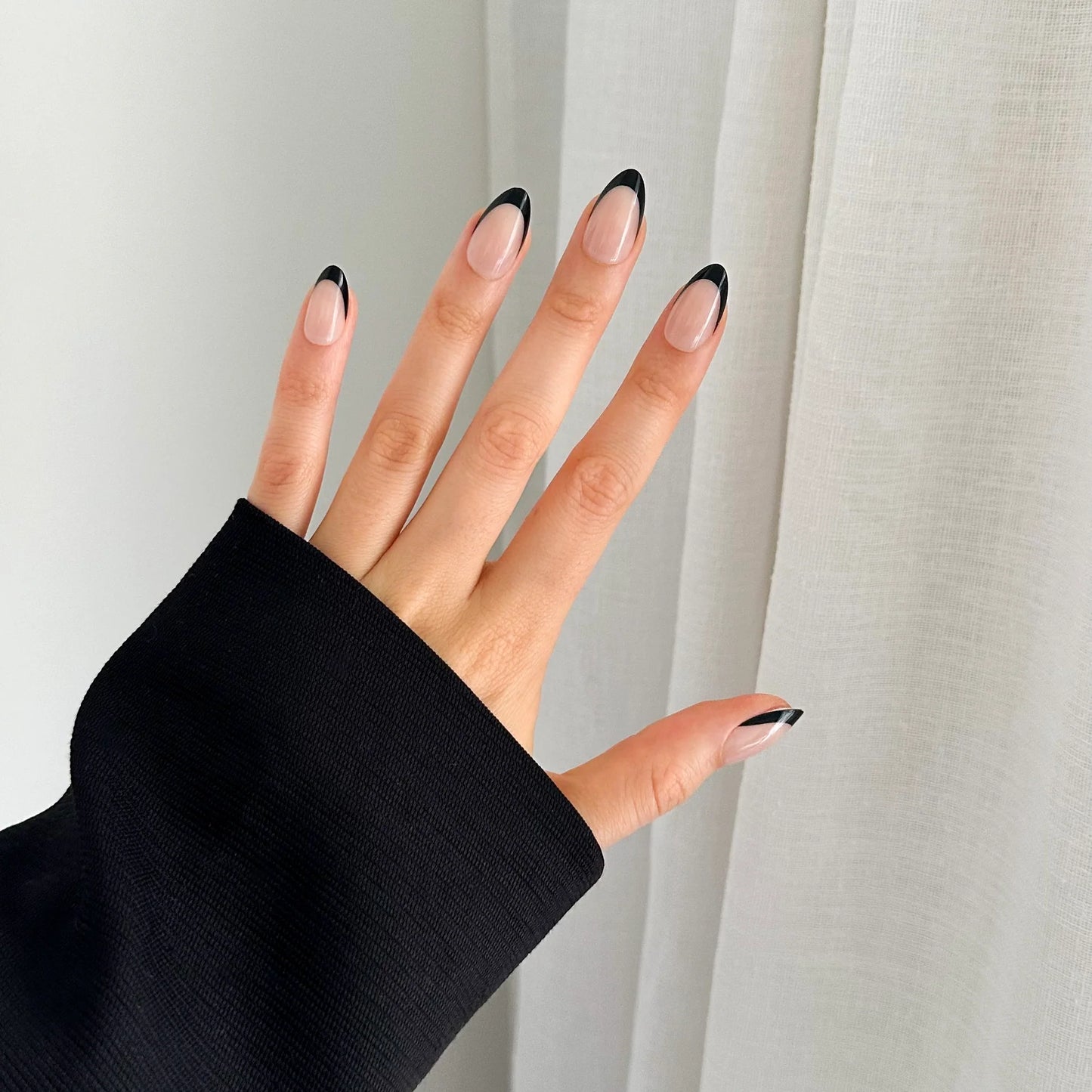 Nail Kit - Black Tip (gel) - Pressing Nails