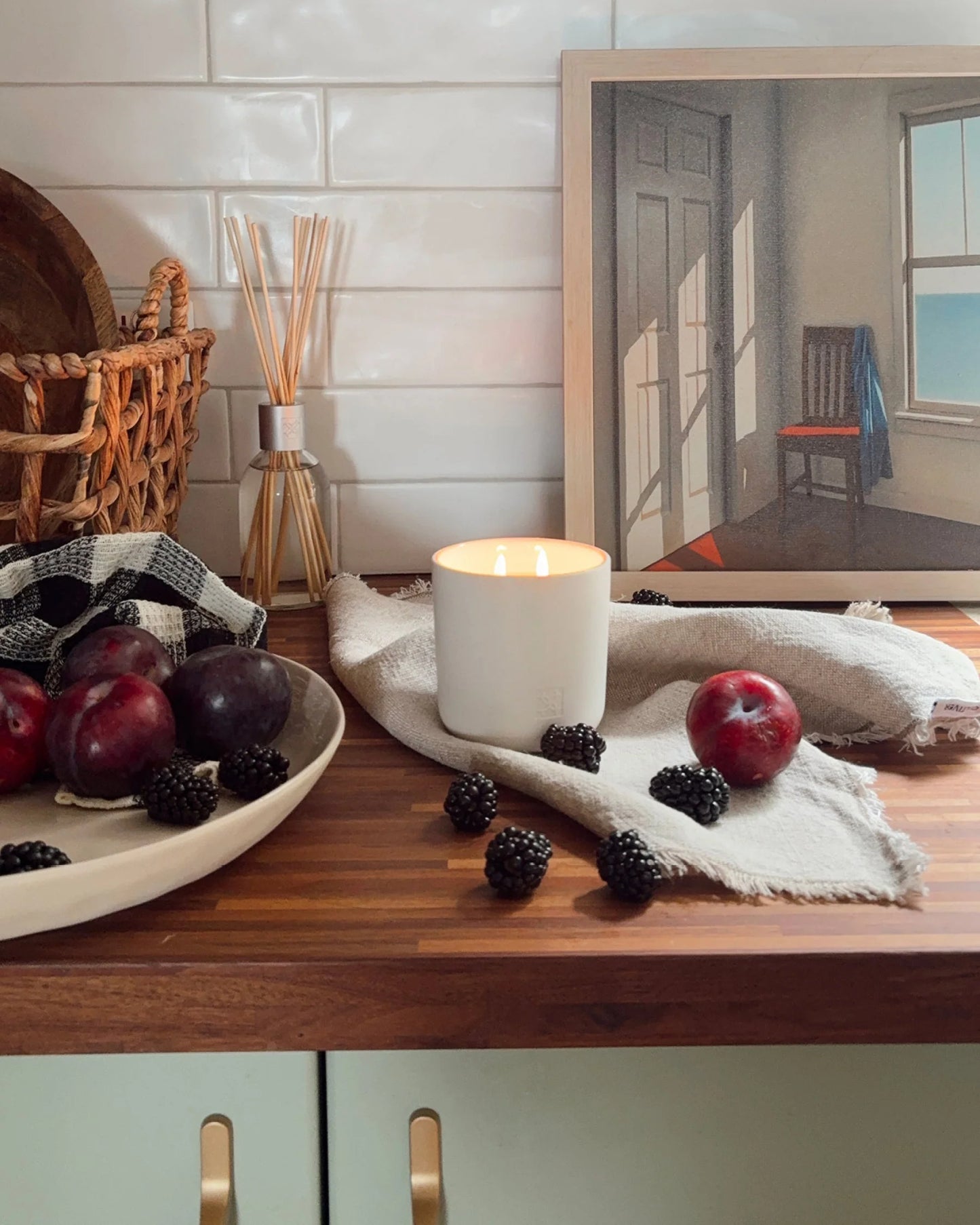 Candle - Blackberry & Plum - 300g - Circa