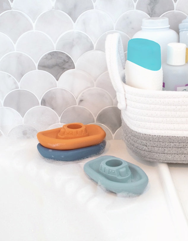 Silicone 3Pk Tubtime Tug Boat