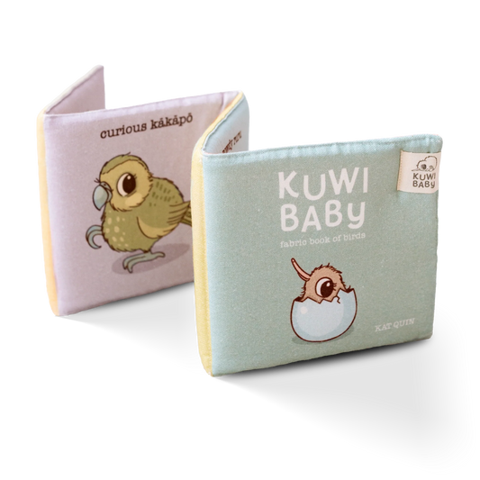 Kuwi Baby Fabric Book of Birds (Organic Cotton)