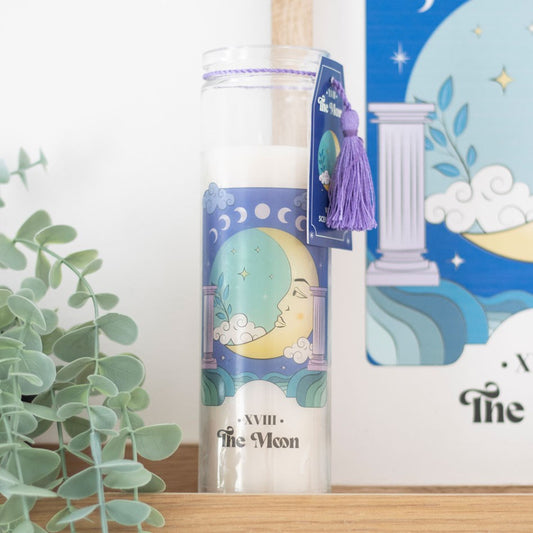 Candle - Moon - Violet Scent - Tube